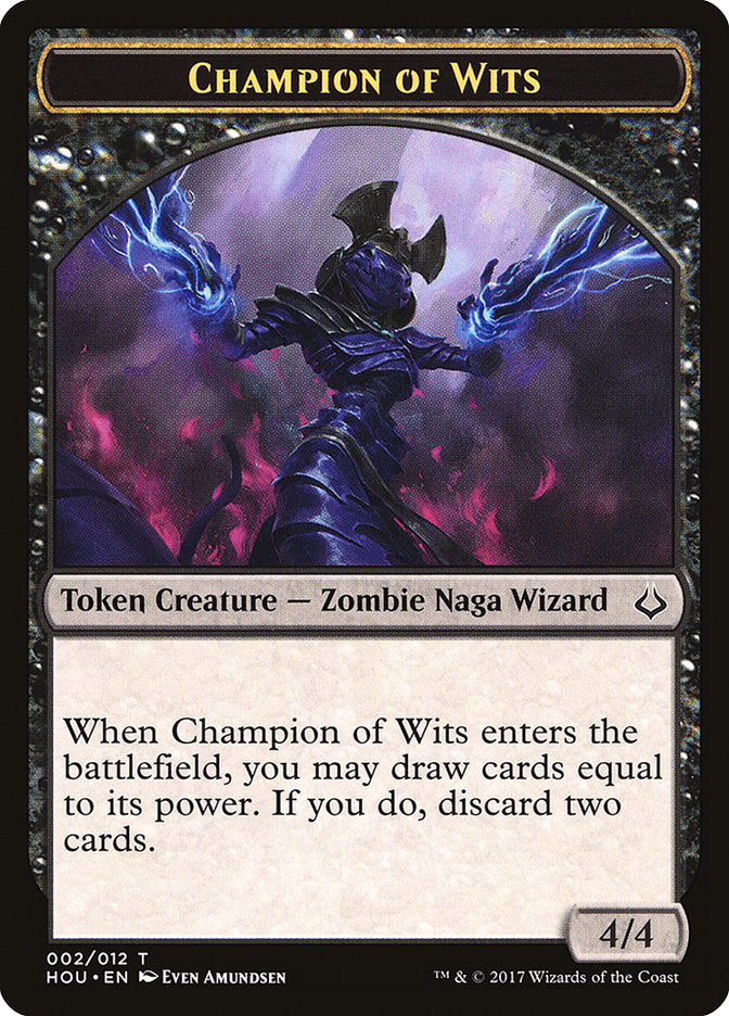 Champion of Wits Token [Hour of Devastation Tokens] Magic: The Gathering