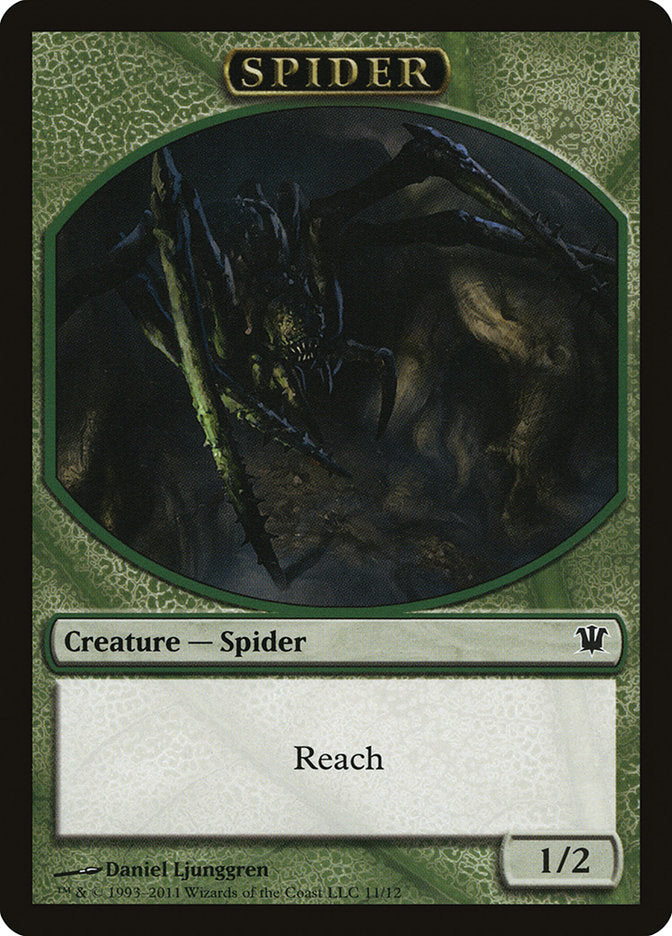 Spider Token [Innistrad Tokens] Magic: The Gathering