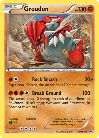 Groudon (84/160) [XY: Primal Clash] Pokémon