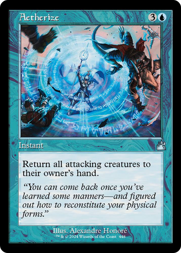 Aetherize (Retro Frame) [Ravnica Remastered] Magic: The Gathering
