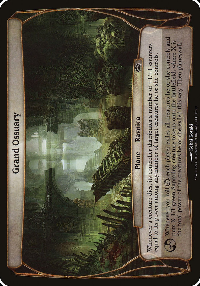 Grand Ossuary (Planes) [Planechase 2012 Planes] Magic: The Gathering