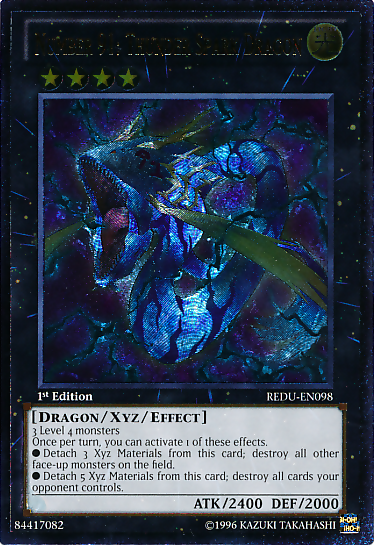 Number 91: Thunder Spark Dragon [REDU-EN098] Ultimate Rare Yu-Gi-Oh!