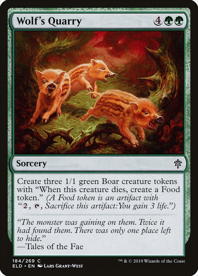 Wolf's Quarry [Throne of Eldraine] Magic: The Gathering