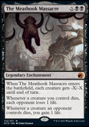 The Meathook Massacre (Promo Pack) [Innistrad: Midnight Hunt Promos] Magic: The Gathering