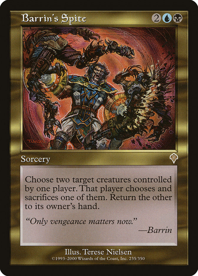 Barrin's Spite [Invasion] Magic: The Gathering