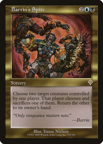 Barrin's Spite [Invasion] Magic: The Gathering