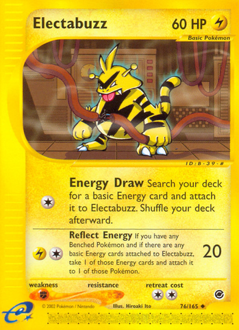 Electabuzz (76/165) [Expedition: Base Set] Pokémon