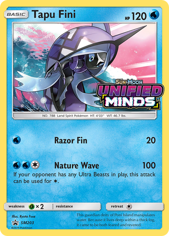 Tapu Fini (SM203) [Sun & Moon: Black Star Promos] Pokémon