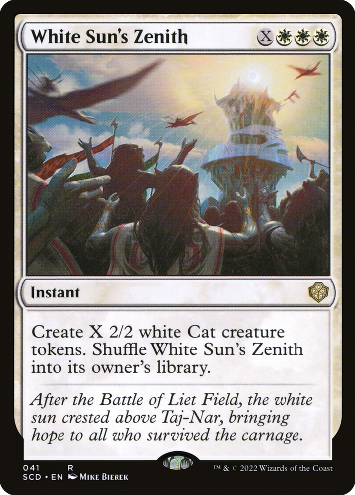White Sun's Zenith [Starter Commander Decks] Magic: The Gathering