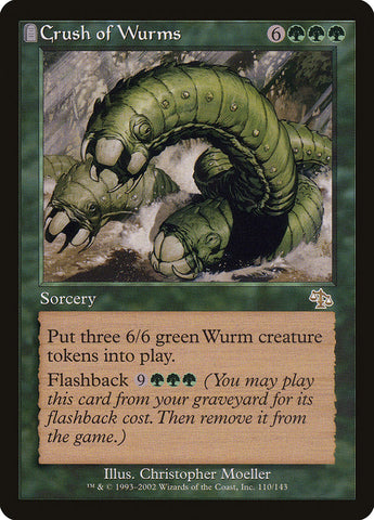 Crush of Wurms [Judgment] Magic: The Gathering
