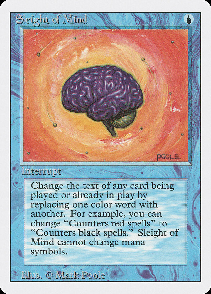 Sleight of Mind [Revised Edition] Magic: The Gathering