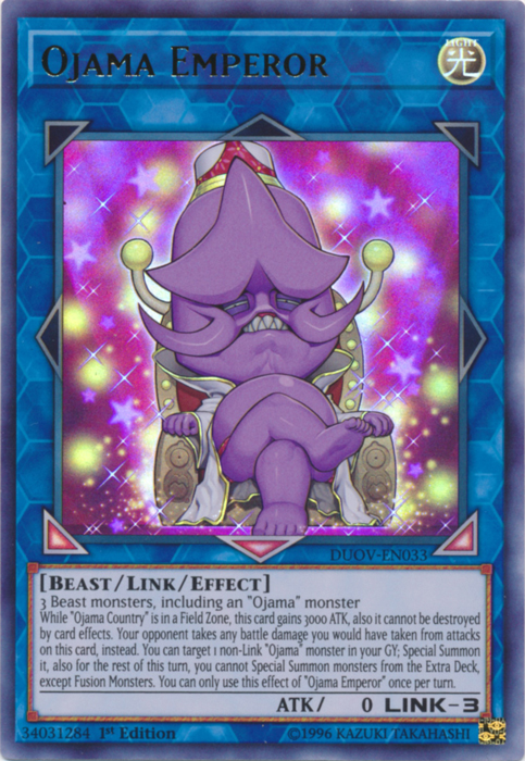 Ojama Emperor [DUOV-EN033] Ultra Rare Yu-Gi-Oh!