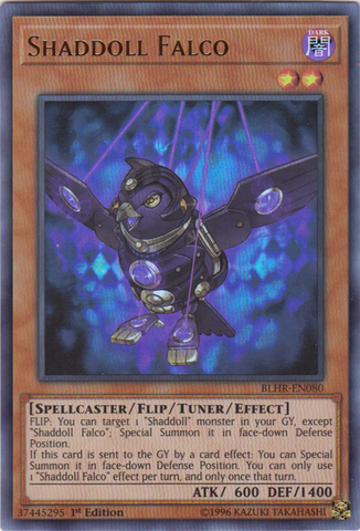 Shaddoll Falco [BLHR-EN080] Ultra Rare Yu-Gi-Oh!