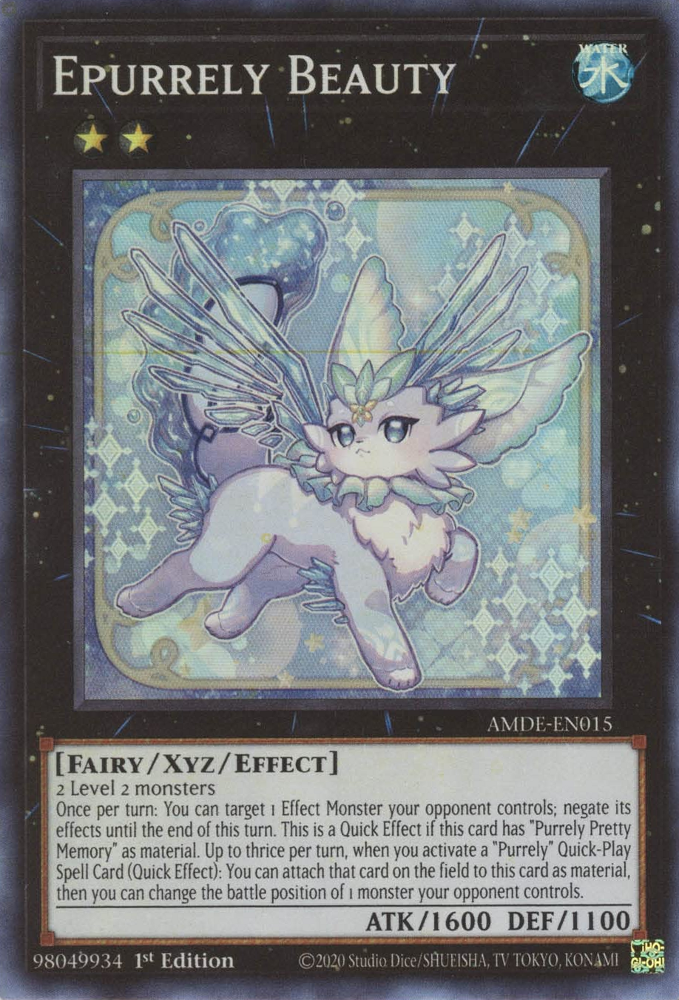 Epurrely Beauty [AMDE-EN015] Super Rare Yu-Gi-Oh!