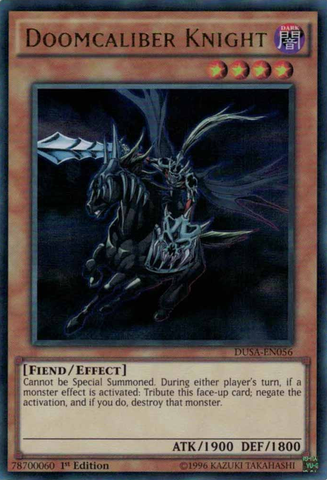 Doomcaliber Knight [DUSA-EN056] Ultra Rare Yu-Gi-Oh!