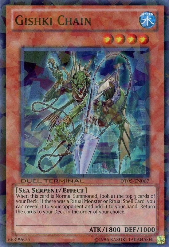Gishki Chain [DT05-EN067] Super Rare Yu-Gi-Oh!