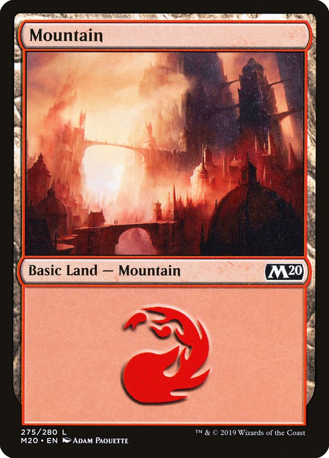 Mountain (275) [Core Set 2020] Magic: The Gathering