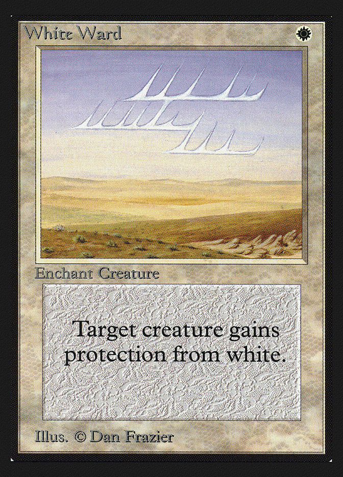 White Ward [International Collectors' Edition] Magic: The Gathering