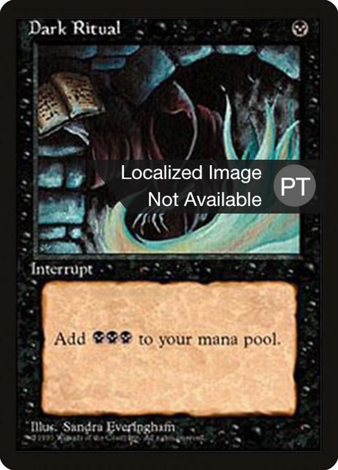 Dark Ritual [Fourth Edition (Foreign Black Border)] Magic: The Gathering