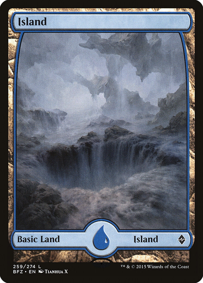 Island (259) [Battle for Zendikar] Magic: The Gathering