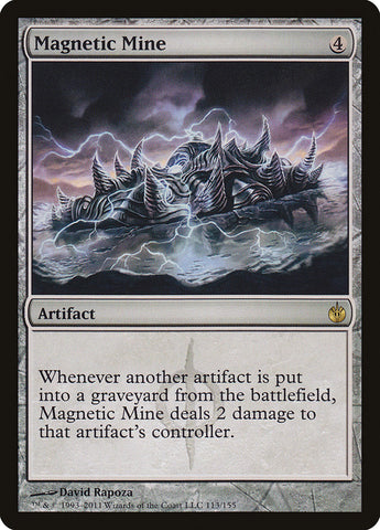 Magnetic Mine [Mirrodin Besieged] Magic: The Gathering