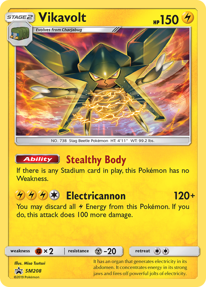 Vikavolt (SM208) [Sun & Moon: Black Star Promos] Pokémon