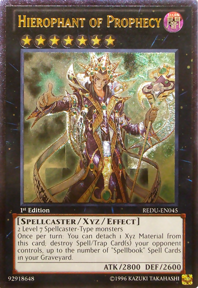 Hierophant of Prophecy [REDU-EN045] Ultimate Rare Yu-Gi-Oh!