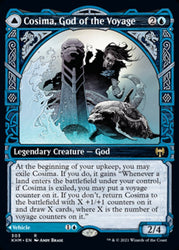 Cosima, God of the Voyage // The Omenkeel (Showcase) [Kaldheim] Magic: The Gathering