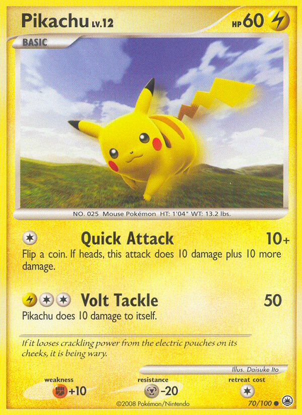 Pikachu (70/100) [Diamond & Pearl: Majestic Dawn] Pokémon