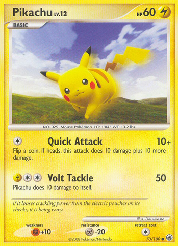 Pikachu (70/100) [Diamond & Pearl: Majestic Dawn] Pokémon