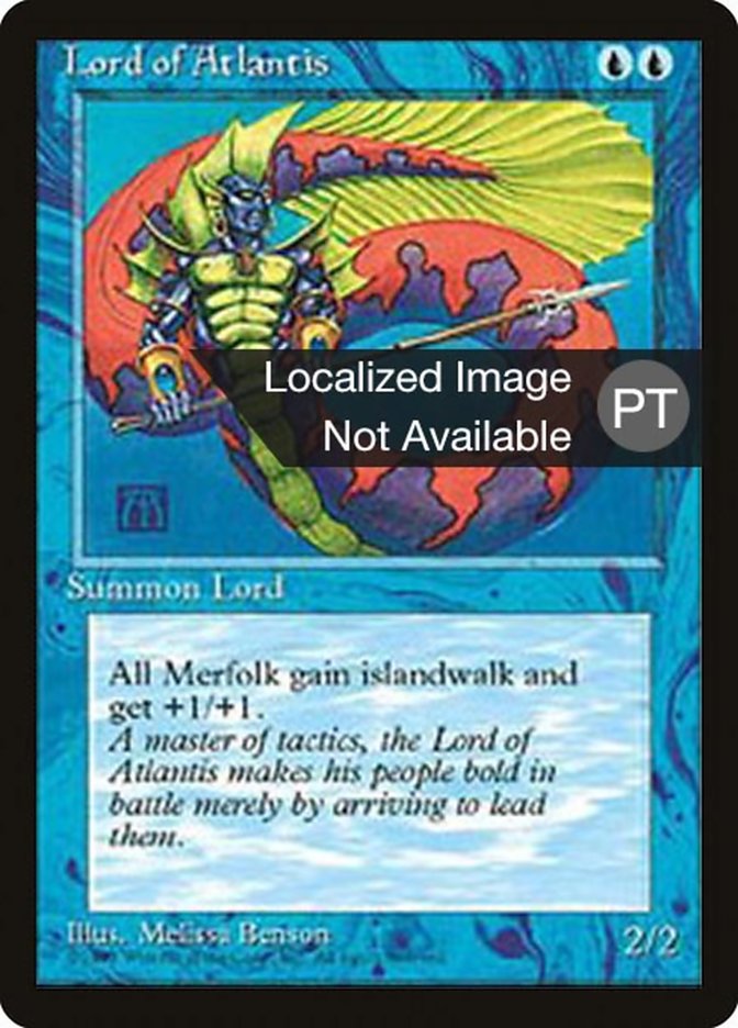 Lord of Atlantis [Fourth Edition (Foreign Black Border)] Magic: The Gathering