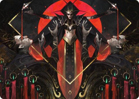 Gift of Fangs Art Card [Innistrad: Crimson Vow Art Series] Magic: The Gathering