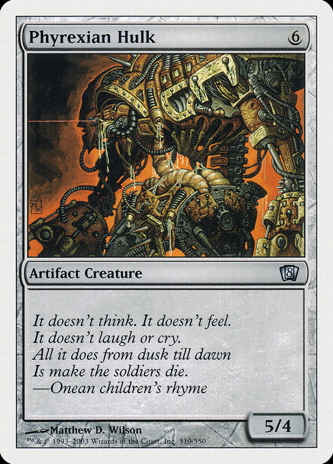 Phyrexian Hulk [Eighth Edition] Magic: The Gathering
