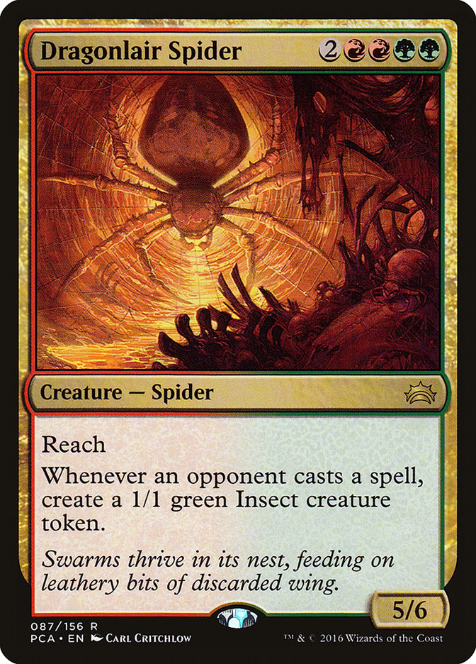 Dragonlair Spider [Planechase Anthology] Magic: The Gathering