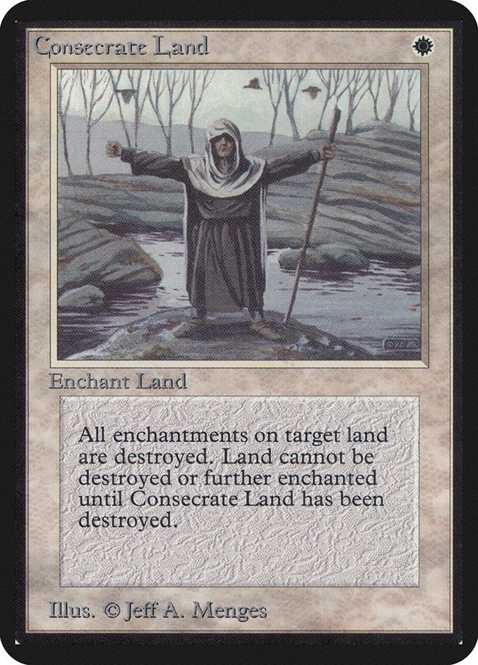 Consecrate Land [Alpha Edition] Magic: The Gathering
