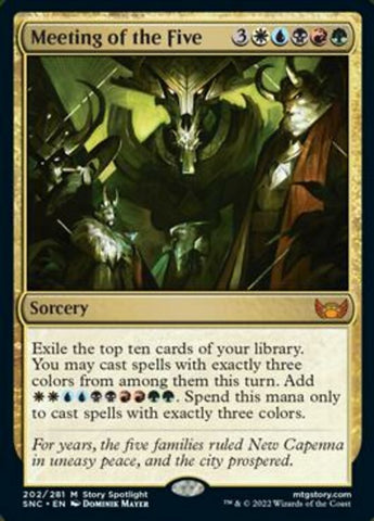 Meeting of the Five [Streets of New Capenna] Magic: The Gathering