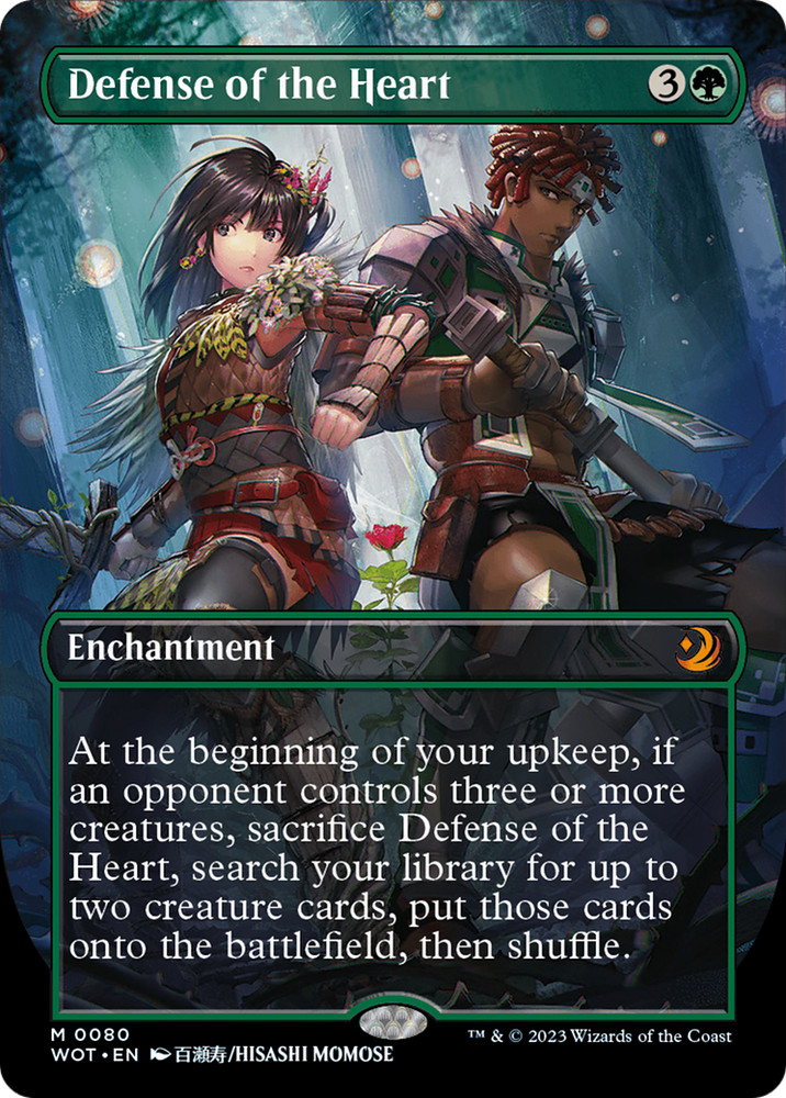Defense of the Heart (Anime Borderless) [Wilds of Eldraine: Enchanting Tales] Magic: The Gathering