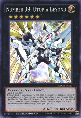 Number 39: Utopia Beyond (SE) [NECH-ENS13] Super Rare Yu-Gi-Oh!
