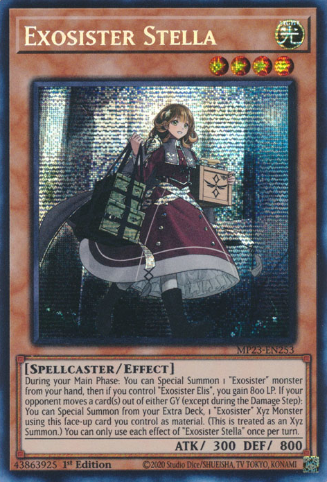 Exosister Stella [MP23-EN253] Prismatic Secret Rare Yu-Gi-Oh!