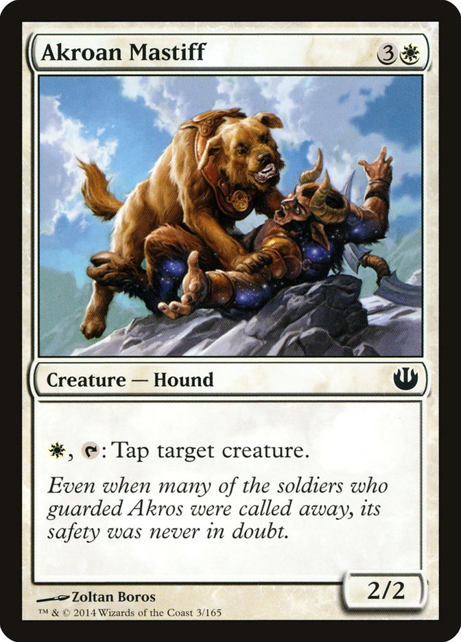 Akroan Mastiff [Journey into Nyx] Magic: The Gathering