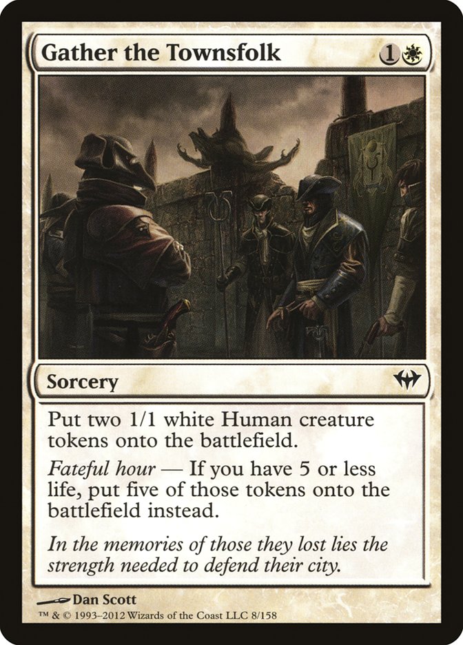 Gather the Townsfolk [Dark Ascension] Magic: The Gathering