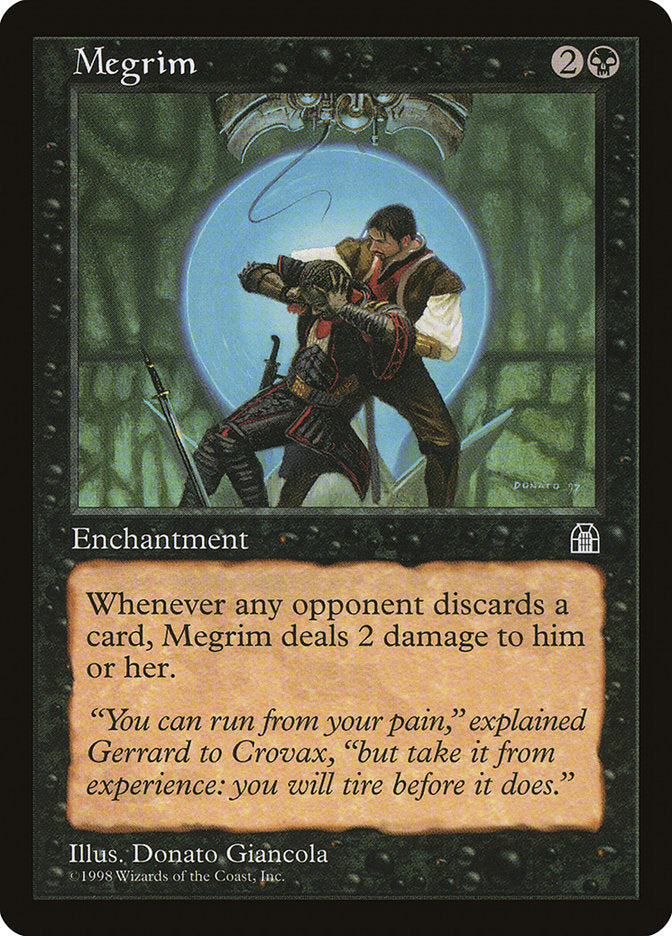 Megrim [Stronghold] Magic: The Gathering