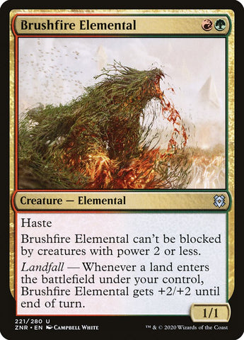 Brushfire Elemental [Zendikar Rising] Magic: The Gathering
