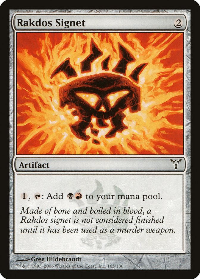 Rakdos Signet [Dissension] Magic: The Gathering