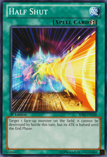 Half Shut [BP02-EN158] Common Yu-Gi-Oh!