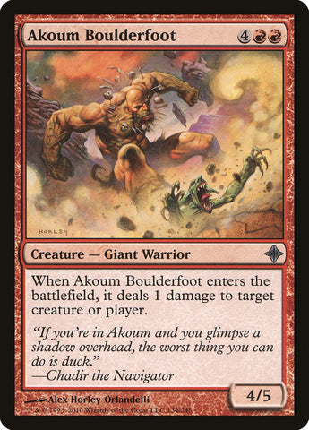 Akoum Boulderfoot [Rise of the Eldrazi] Magic: The Gathering