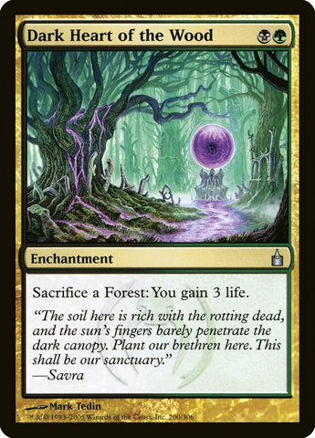 Dark Heart of the Wood [Ravnica: City of Guilds] Magic: The Gathering