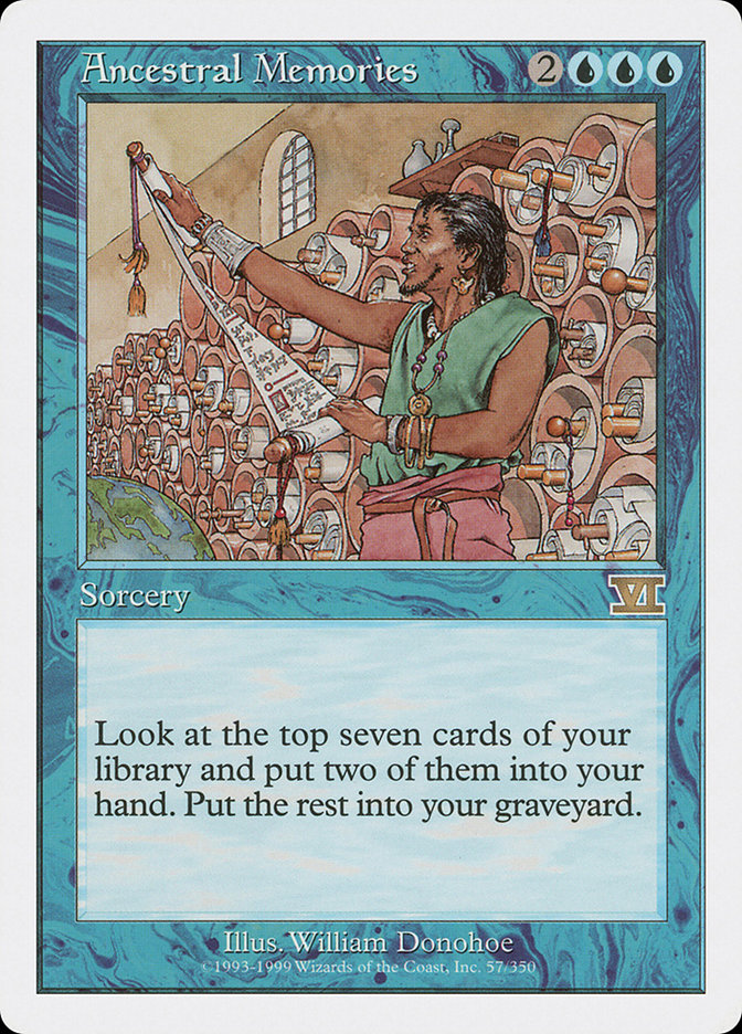 Ancestral Memories [Classic Sixth Edition] Magic: The Gathering