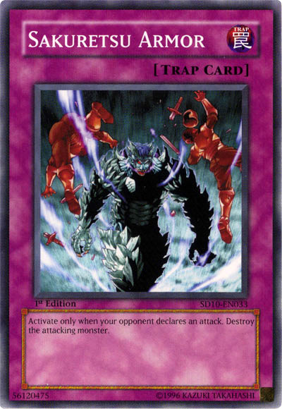 Sakuretsu Armor [SD10-EN033] Common Yu-Gi-Oh!