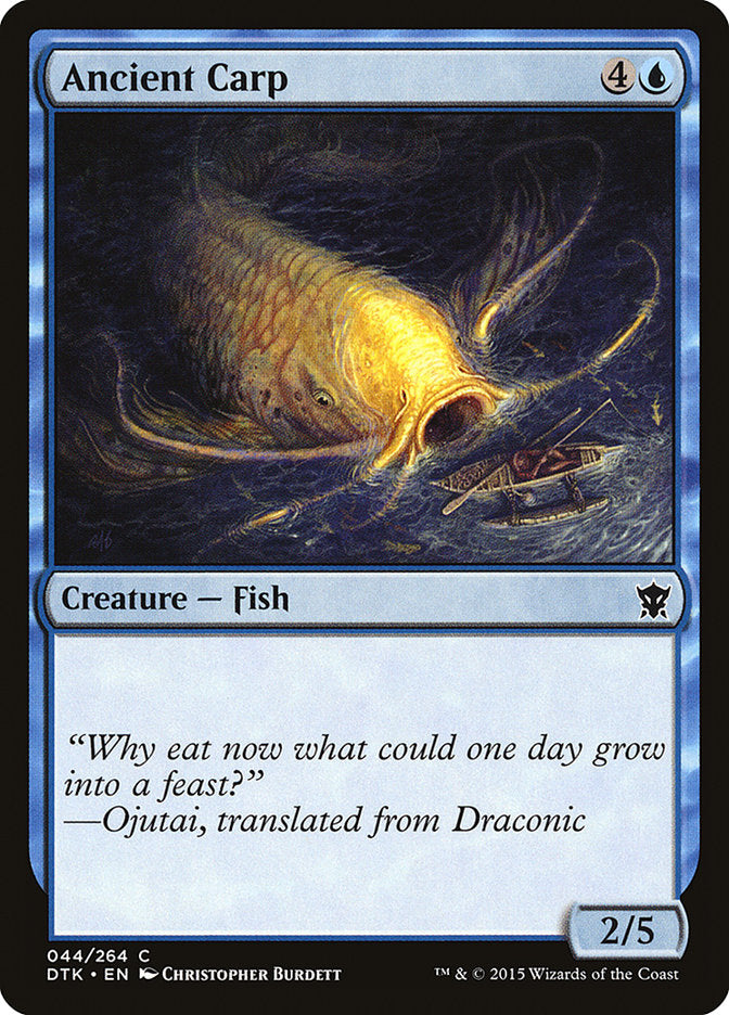 Ancient Carp [Dragons of Tarkir] Magic: The Gathering